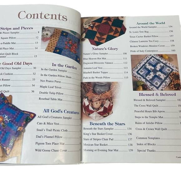 Vintage 2002 365 Fun-To-Stitch Quilt Blocks Jeanne Stauffer Sandra Hatch Book - Picture 2 of 3